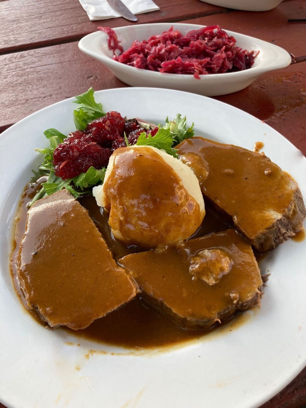 German food in Helen at Bodensee’s.